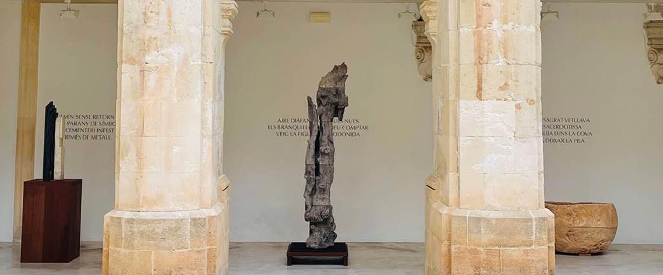 Passeig de les escultures al Museu de Menorca